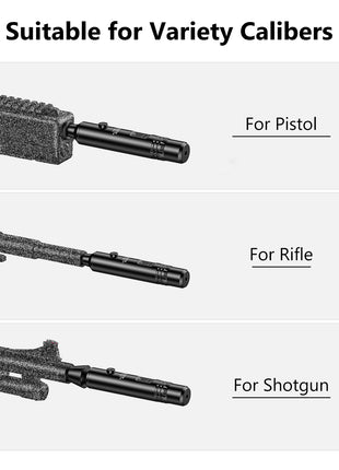 CVLIFE Rechargeable Red/Green Laser Boresighter Kit is Suitable for Variety Calibers.