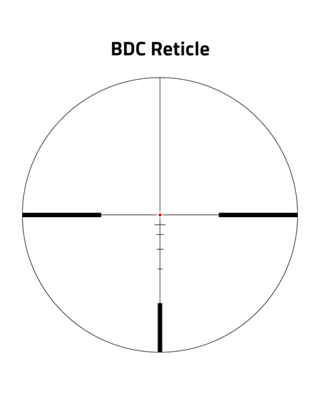 The BDC reticle of the scope