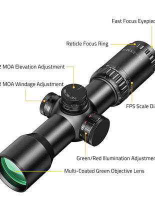 Motion Awake 1.5-5x32 Armbrust-Zielfernrohr