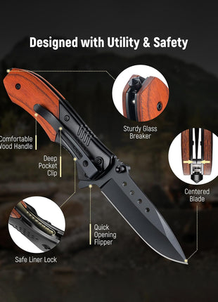 Sharp CVLIFE EDC Pocket Knife For Daily Use