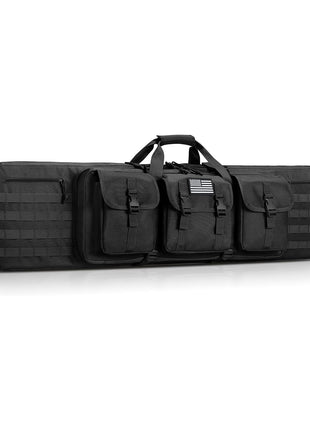 CVLIFE 48" Double Soft Rifle Case Tactical Long Gun Bag