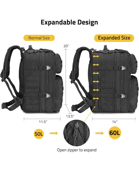 Expandable Molle Military Backpack