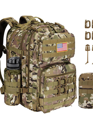 CVLIFE 60L-50L Large Tactical Backpack for Men