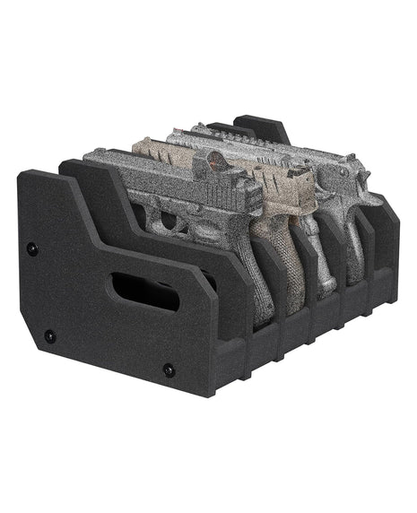 6 slots foam pistol rack