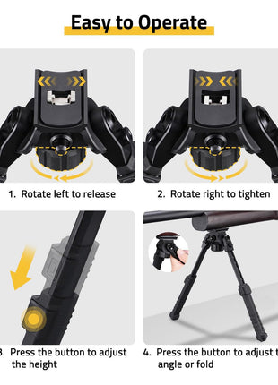 How to Operate the Bipod?