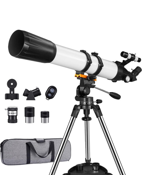 CVLIFE BearPower 90mm Aperture 800mm Professional Telescope for Adults High Powered