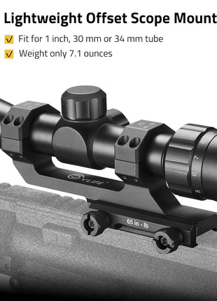 Lightweight Offset Scope Mount