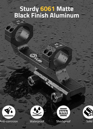 Materials of CVLIFE Cantilever One-Piece Rifle Scope Mounts 