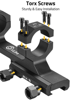 CVLIFE Cantilever One-Piece Rifle Scope Mounts with Sturdy Torx Screws