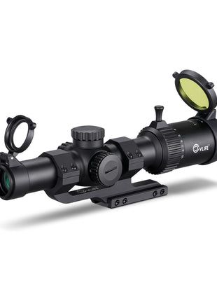 CVLIFE EagleFeather 1-10x24 LPVO Rifle Scope with 30mm Cantilever Mount