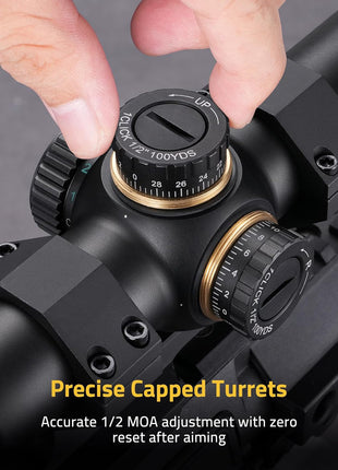 Precise Capped Turrets