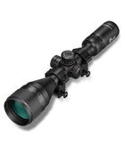 CVLIFE EagleFeather 2.5-10X50 AO Rifle Scope with Red/Green Illuminated Mil-dot Reticle