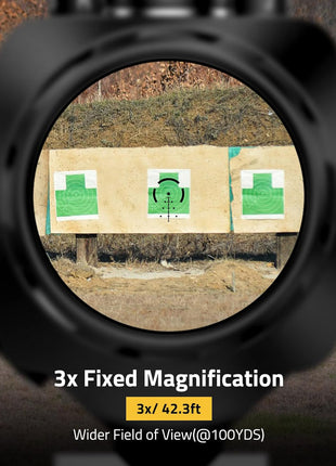 3x Fixed Magnification