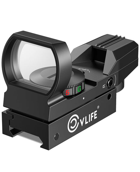 CVLIFE FoxSpook Motion Awake Multi Reticles Green & Red Dot Sight for Picatinny