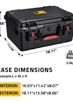 CVLIFE Gun Case Dimensions