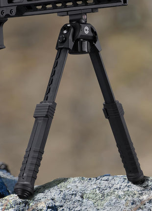 CVLIFE Height Adjustment Rifle Bipod Compatible with M-Rail for Hunting and Shooting