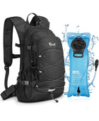 CVLIFE Hydration Backpack with 3L Water Bladder, Hiking Water Backpack for Running, Cycling Rave and Biking