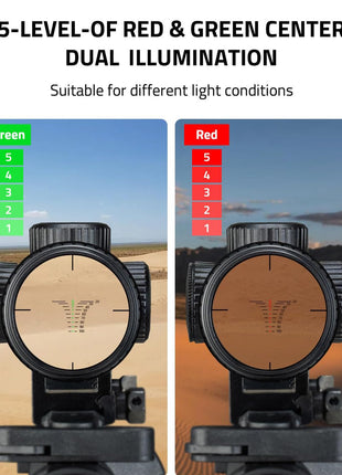 5-LEVEL-OF RED & GREEN CENTERDUAL ILLUMINATION