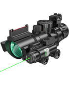 CVLIFE JackalHowl 4x32 Prism Tactical Rifle Scope Red & Green & Blue Illuminated Reticle Hunting Guns Scope