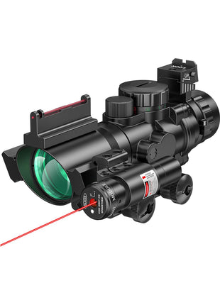 CVLIFE JackalHowl 4x32 Scope Red & Green & Blue Illuminated Reticle Scope