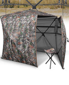 Portable hunting blinds for backpacking