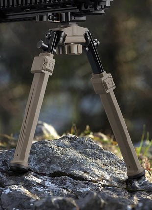 CVLIFE Bipiede a Rilascio Rapido con Swivel e Inclinazione Picatinny Bipod Regolabile a 360 Gradi