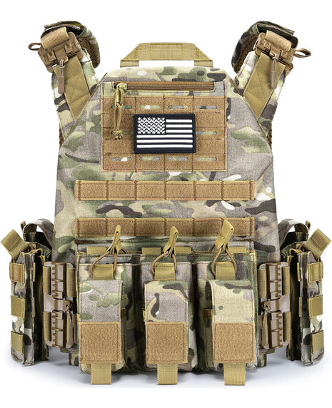 CVLIFE Quick Release Weight Tactical Vest with Adjustable Size