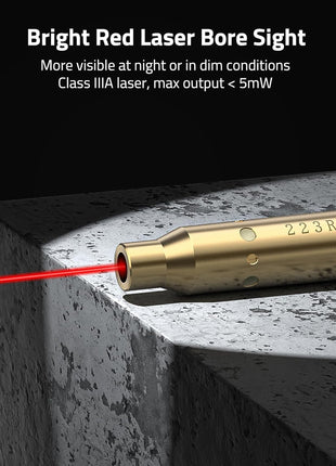 Bright Red Laser Bore Sight