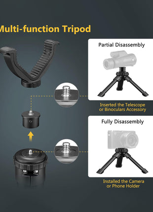 CVLIFE Shooting Rest Tripod Durable Adjustable Height Rifle Shooting Tripod