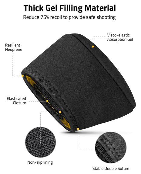 CVLIFE Slip-on Recoil Pad Provides Safe Shooting