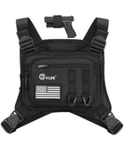 Tactical chest bag with holster for military training