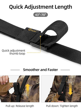 CVLIFE Two Point Sling Quick Adjust Gun Sling