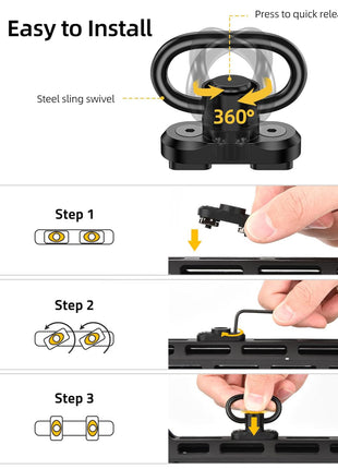 How to Install CVLIFE Two Point Sling