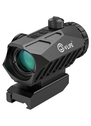 CVLIFE WolfProwl 3X Prism Scope, Motion Awake Compact Prism Optic with Red Green Illuminated Circle Dot Reticle