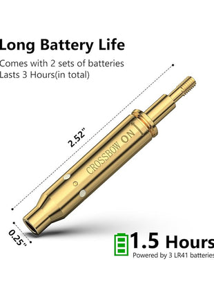 CVLIFE Crossbow Laser Bore Sight with On/Off Switch