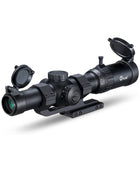 CVLIFE EagleBlaze LPVO 1-6X24 Rifle Scope with Illuminated BDC Reticle, 30mm Cantilever Mount, Zero Reset