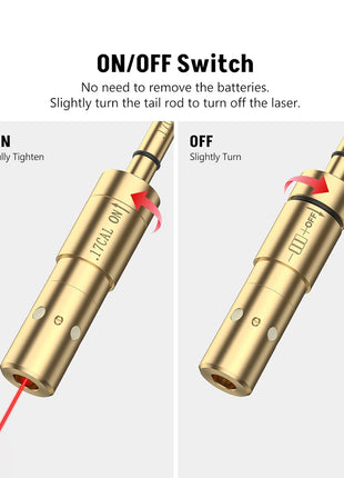 on/off switch bore sighter