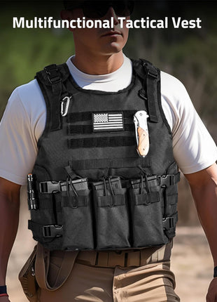 CVLIFE Removable and Simple Weighted Tactical Vest