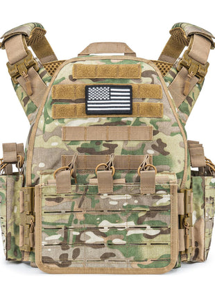 CVLIFE Tactical Vest Quickly Release Airsoft Vest