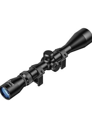 CVLIFE 3-9x40 Scope R4 Mil-Dot Scope with 20mm Free Mounts