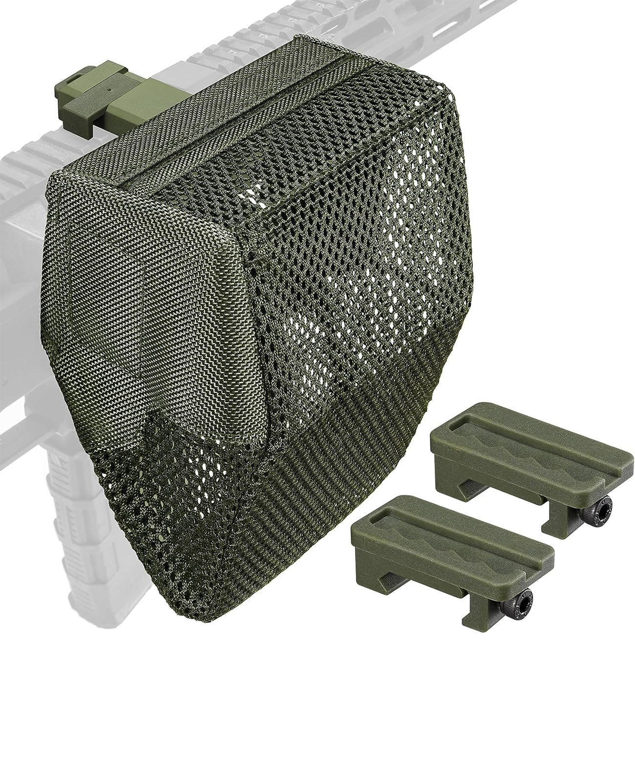 Caldwell Pic Rail Brass Catcher with Picatinny Mount and Heat Resistant  Mesh Brass Catcher with Mount