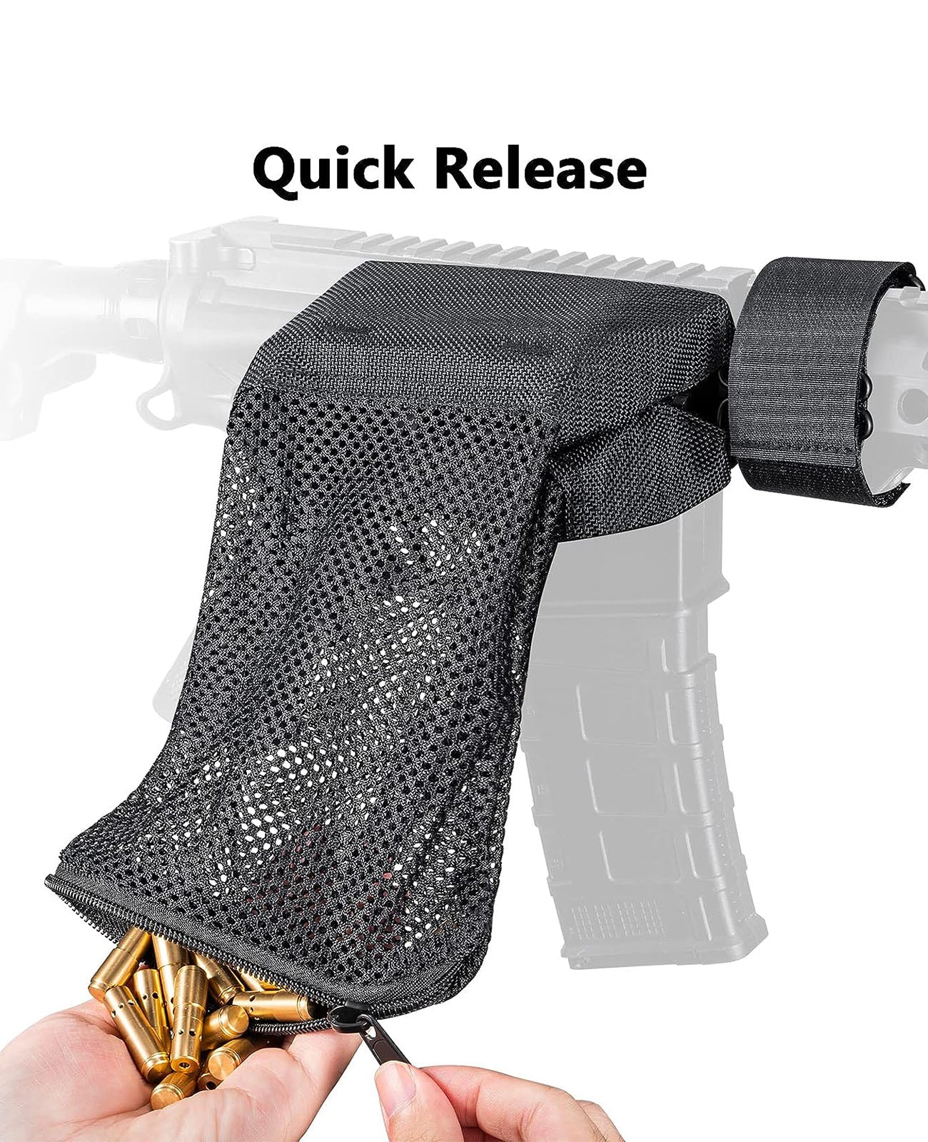 Tactical Brass Catcher Quick Release Shell Catcher With Detachable  Picatinny Heat Resistant Thickened Mesh AMMO Pouch For ar15 - AliExpress