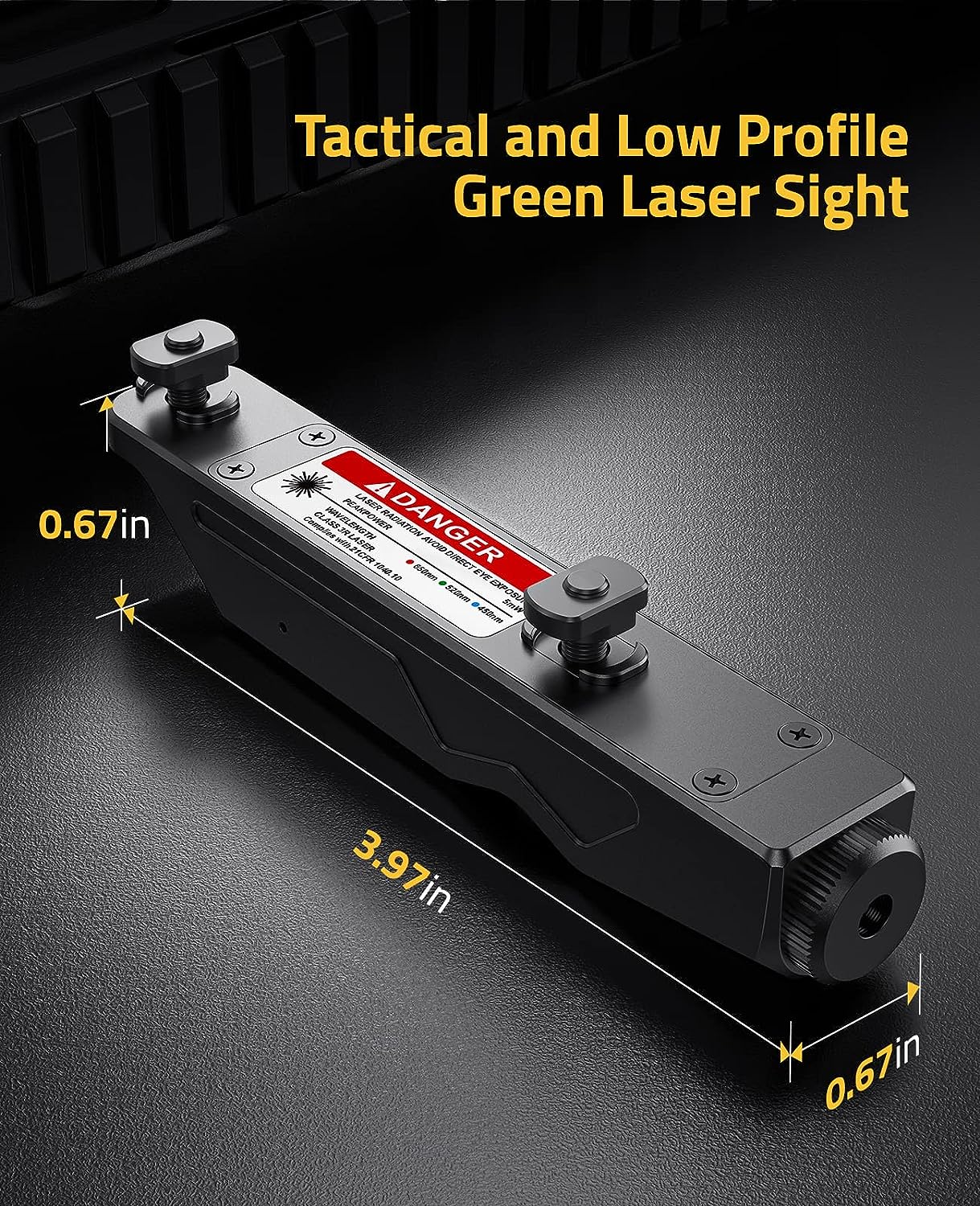 CVLIFE Red/Green Laser Sight Compatible with Low Profile Picatinny Rai