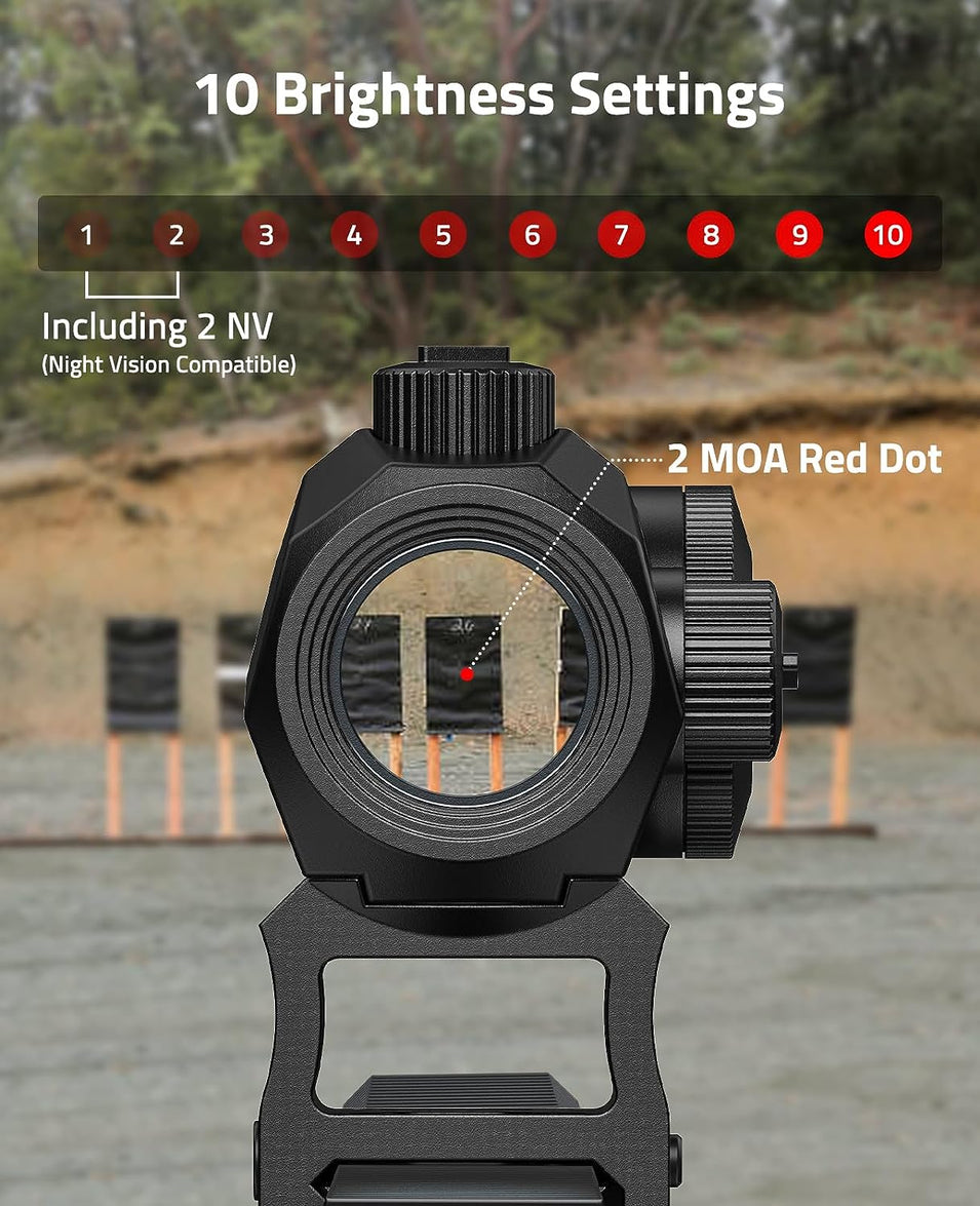 CVLIFE JackalHowl Motion Awake Red Dot Sight 2 MOA Red Dot Optics for