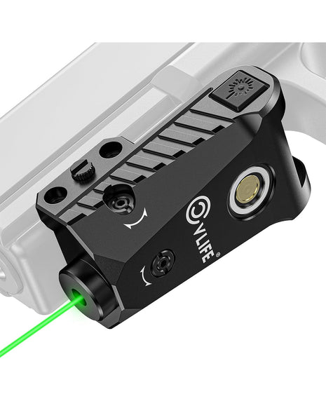 CVLIFE Green Laser Sight Compatible with Low Profile Picatinny Rail