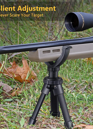 Hunting Tripod with Silent Adjustment